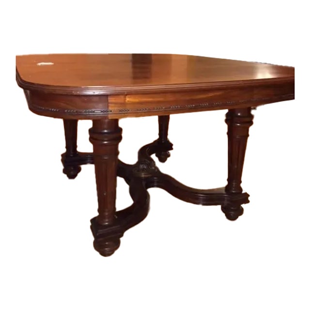 Antique French Louis XVI Rectangular Dining Table For Sale