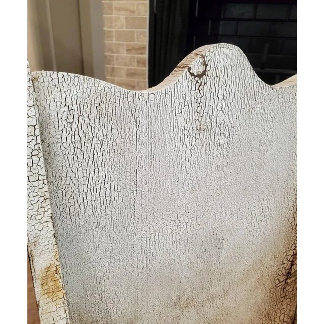 Antique American Painted Cat Childs Chair For Sale - Image 9 of 11