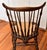 American 1940s Fruitwood Brace Back Windsor Rush Seat Side Chair For Sale - Image 3 of 8