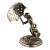 Late 19th Century Silvered Bronze Toothpick Holder of Dressed Monkey With Umbrella and Top-Hat For Sale