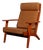 Model 290A Lounge Chair in Beech and Leather attributed to Hans J. Wegner for Getama, 1990s For Sale