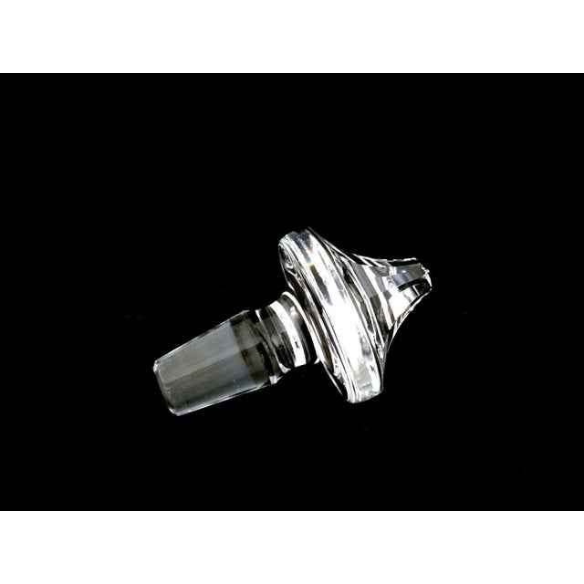 Offered is a genuine round pointed Waterford cut crystal decanter stopper. This was purchased with a signed Colleen...