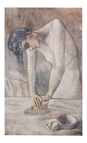 1950s Pablo Picasso, "Woman Ironing" Original Period Lithograph