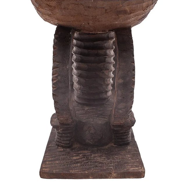 Wood Ashanti Ceremonial Seat, 1950s For Sale - Image 7 of 9