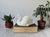 Vintage White Porcelain Swan Planter For Sale - Image 9 of 11