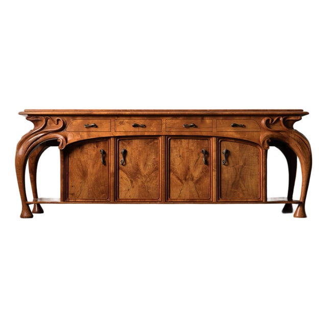 Neo-Art Nouveau Sideboard by Arroyo Design, in Mesquite For Sale
