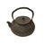 Vintage Rustic Mixed Iron Relief Cranes Motif Teapot Shape Display Art For Sale - Image 4 of 11