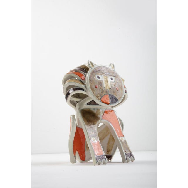 Bruno Gambone, Lion, 1960s, Ceramic For Sale - Image 6 of 10