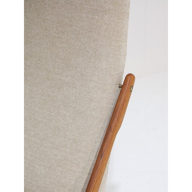 Boomerang Rocking Chair attributed to Mogens Kold in Teak, Denmark 1960s For Sale - Image 4 of 13