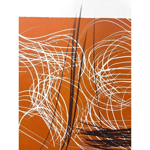 Modern Hans Hartung, L1971-4, 1971, Zincograph For Sale - Image 3 of 9