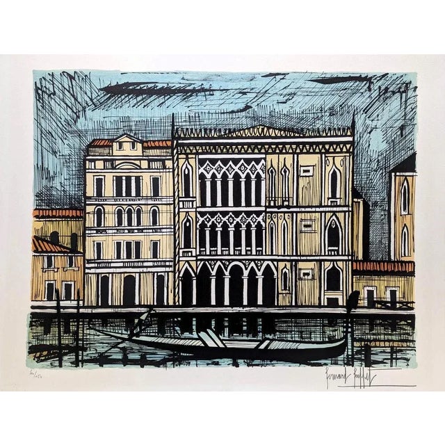 Bernard Buffet, Ca' d'Oro, 1986, Etching For Sale - Image 6 of 6