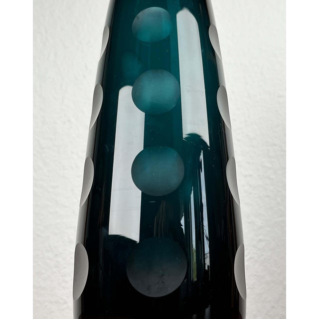 Mid-Century German Glass Vase from Karl Friedrich Glas, 1960s, in Very Good conditions. Designed 1960 to 1969 I have...