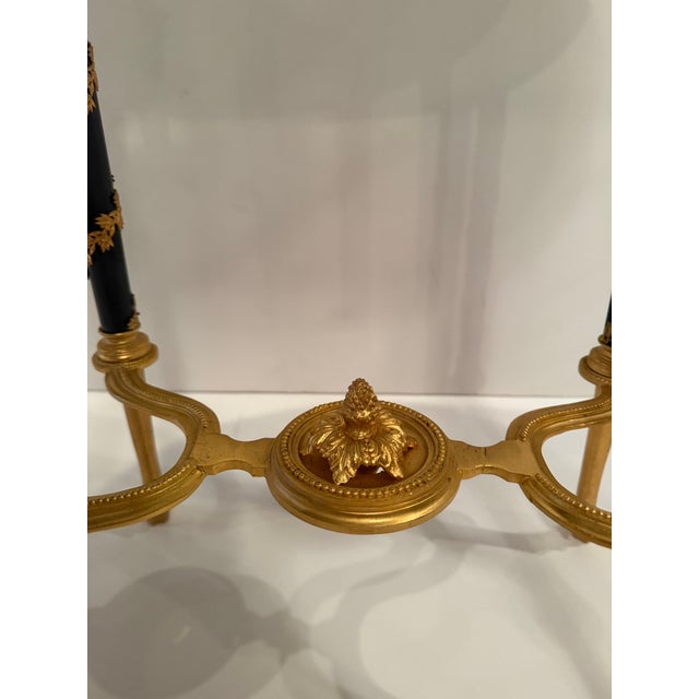 1900 - 1909 19th Century Bronze Mounted Gueridon Table With Marble Top For Sale - Image 5 of 13