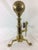 English Brass Cannonball Andirons - A Pair For Sale - Image 3 of 8