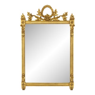 Italian Gilt Gesso Fine Gold Wall Mirror 53x38 Rectangle MINT! For Sale