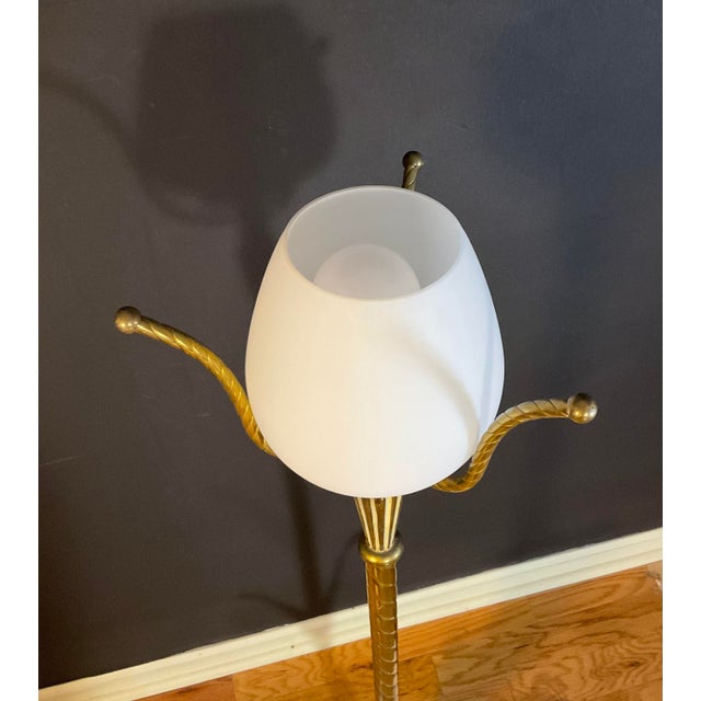 Hollywood Regency Pair Uplight Torchiere Floor Lamps, Circa 60s Chairish