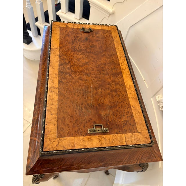 Antique French Walnut Planter Table, 1860 For Sale - Image 11 of 16