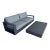 Rh Outdoor Aluminum Sofa + Rectangular Coffee Table, Slate For Sale