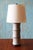 Mid-Century Modern 1960s Gordon and Jane Martz M221 Lamp for Marshall Studios Light Gray Brown Specks Bamboo For Sale - Image 3 of 13