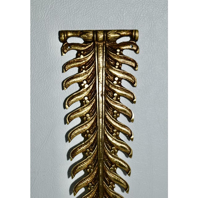 Traditional Antique French Empire Style Brass Ornate Ormolu For Sale - Image 3 of 11