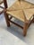 Mid-Century Modernist Wood and Rush Dining Chairs in the style of Charles Dudouyt, 1960s, Set of 2 For Sale - Image 15 of 16
