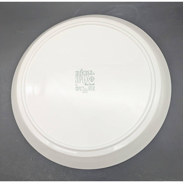 1970s Mikasa Duplex "Brunch" Chop Serving Plate Designed by Ben Seibel For Sale - Image 9 of 10
