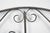 Traditional Antique Wrought Iron Arched Garden Gate For Sale - Image 3 of 9