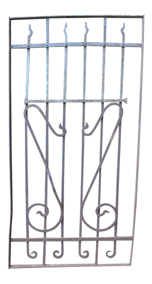 Antique Victorian Iron Gate or Garden Fence Element