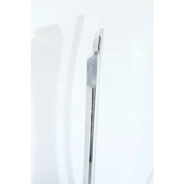 1970s Lucite Dining Chairs - Set of 6 For Sale In Los Angeles - Image 6 of 9