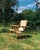 Italian Bamboo and Brass Folding Chair attributed to Raffaella Crespi, 1960s For Sale - Image 10 of 11
