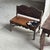 1990s Mini Bench with Carved Backrest, 1980s For Sale - Image 5 of 18