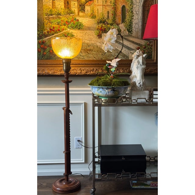 Mid-Century Modern Francis Elkins Ratchet Lamp For Sale - Image 14 of 17