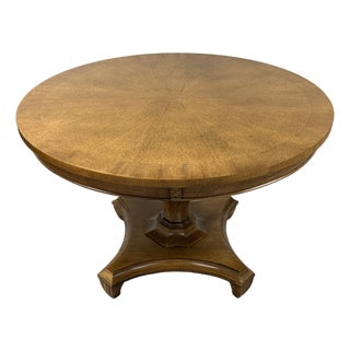 Romweber Neoclassical Dining Table W/3-Extensions ~ Seats Up to 8 For Sale
