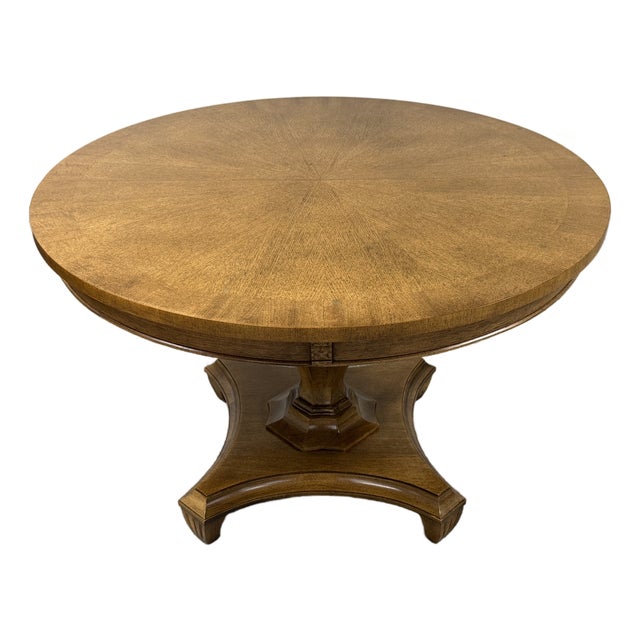 Romweber Neoclassical Dining Table W/3-Extensions ~ Seats Up to 8 For Sale