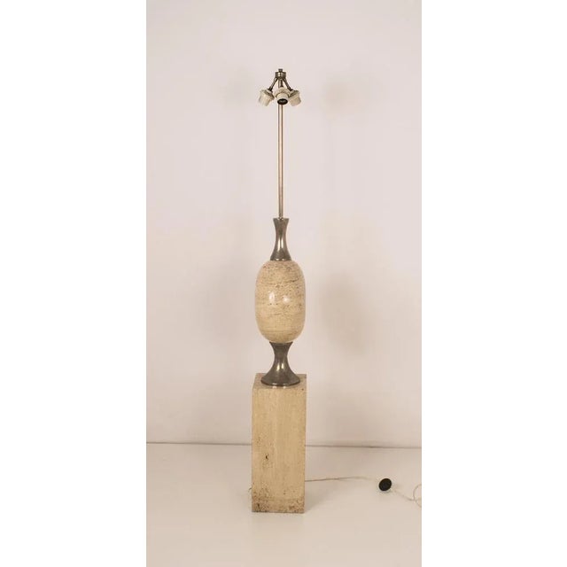 1970s Large Sculptural Lamp by Philippe Barbier for Maison Barbier, 1970s For Sale - Image 5 of 9