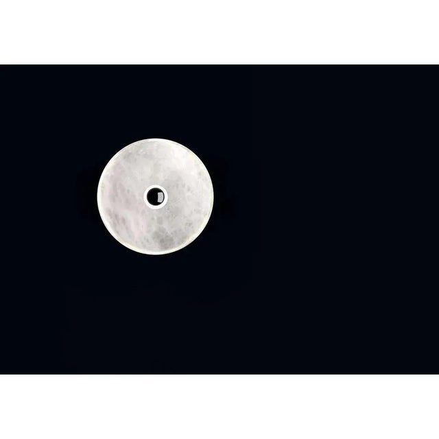 Apollo Shiny Gold Metal Wall Lamp by Alabastro Italiano For Sale - Image 4 of 6