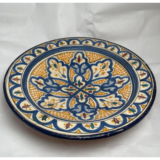Blue Antique 19th Century Moroccan Bowl For Sale - Image 8 of 12