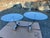 1980s MCM Vintage Post Modern Tubular Steel & Beveled Glass Two Tier Coffee Table For Sale - Image 5 of 12