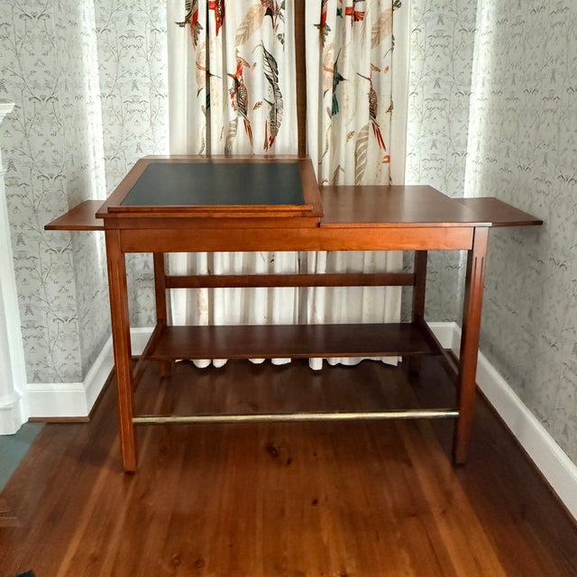 Hand-Crafted Standing Drafting Desk With Pull Out Sides For Sale - Image 12 of 12