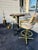 Gold Mid 20th Century Chromecraft High Stools For Sale - Image 8 of 8