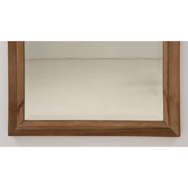 1900 - 1909 Circa 1900 French Louis Philippe Style Wooden Wall Mirror For Sale - Image 5 of 8