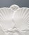 Contemporary 1990s White Ceramic Oyster or Luncheon Plate – Coastal Contemporary Tabletop For Sale - Image 3 of 11