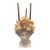 Shell-Encrusted Bust in Farrow & Ball “Calluna” For Sale