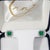 Modern Colombian Emerald Earrings With Earth-Mined Diamond Accents: Solid 14k Gold, 5mm For Sale - Image 3 of 7