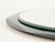 Gold Round Green Double Beveled Mirror attributed to Antonio Lupi for Cristal Luxor, Italy, 1960s For Sale - Image 8 of 13