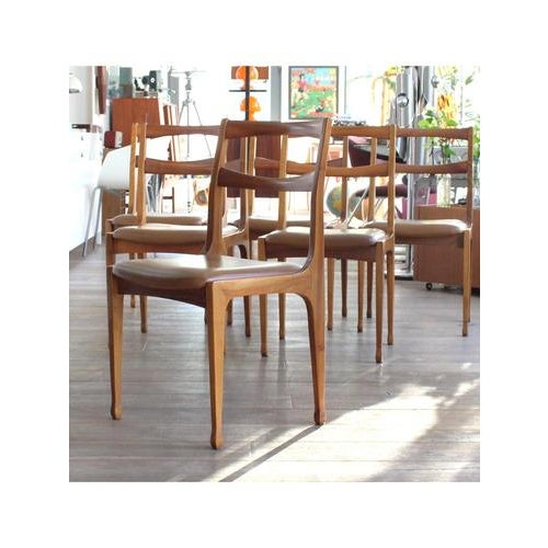 Caramel Dining Chairs, 1960s, Set of 6 For Sale - Image 11 of 13