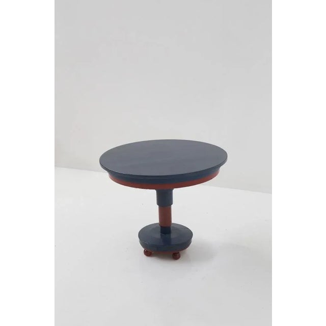 Blue Italian Colombo Coffee Table by Fillìa Luigi, 1925 For Sale - Image 8 of 8