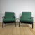 Vintage Danish Lounge Chairs in Teak and Fabric Seating, 1960s, Set of 2 For Sale - Image 4 of 6