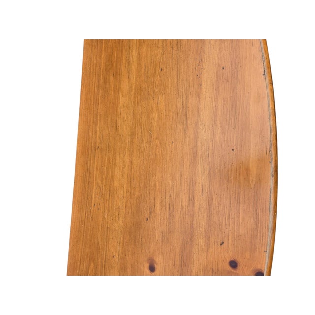 1990s Ethan Allen Hannah Bow Front Chest Knotty Pine 4 Drawer Dresser New Country For Sale - Image 14 of 18