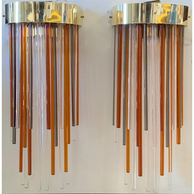 1980s Murano Glass Altobosco Appliques, 1980s, Set of 2 For Sale - Image 5 of 9